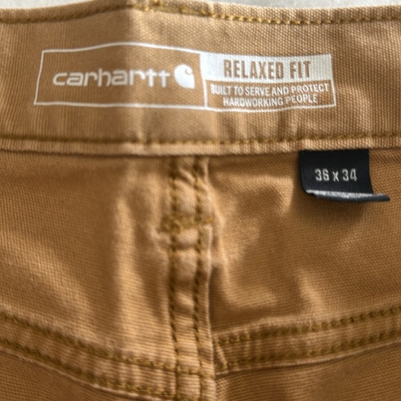 Carthart Men's Tan Pants - Picture 6 of 15